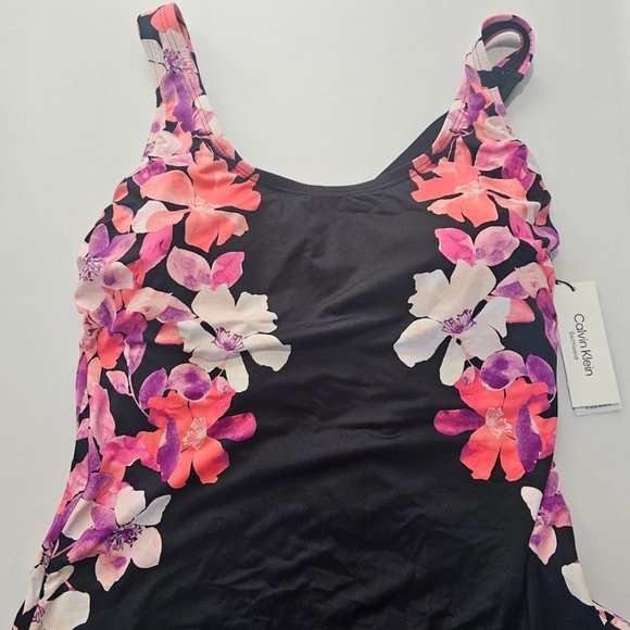 Calvin Klein Cross-Back Tummy Control Swimsuit Size 18 - Picture 5 of 11